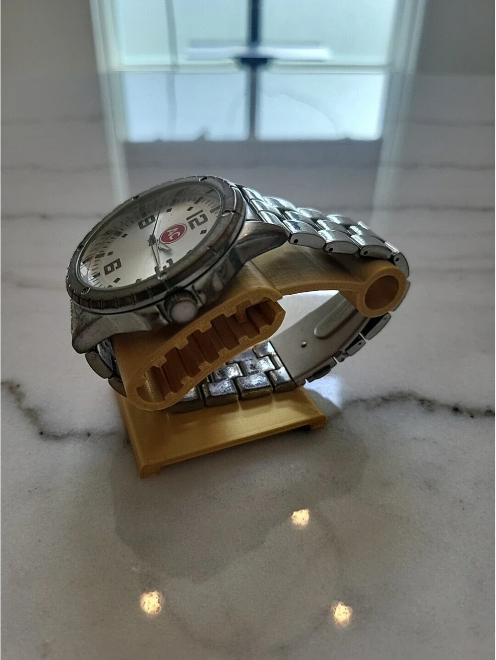 Men's Quartz Watch Working New Battery Automobilia 46mm 8.25